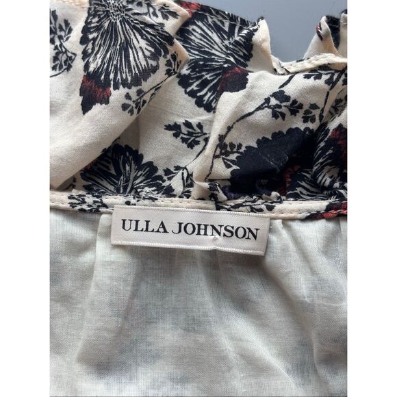 Ulla Johnson Nadya top blouse gardenia floral size 6 - Picture 5 of 14